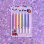 Bougies Party Candles 6 pièces