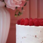 Layer cake framboisier