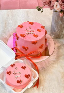 pinky bento cake